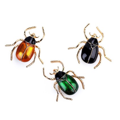 Brož brouk (Varianta 2 zelená, Balení 1 ks)