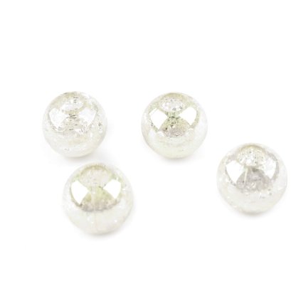 Plastové korálky s AB efektem Ø20 mm (Varianta 1 (T01) transparent, Balení 4 ks)