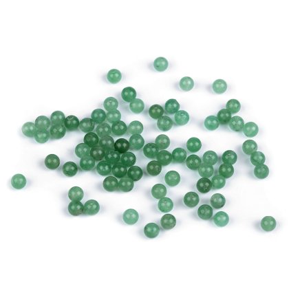 Avanturín, minerální korálky Ø4 mm