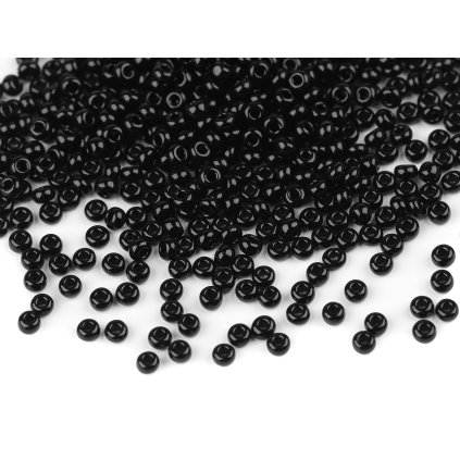 Rokajl Preciosa 8/0 - 3 mm (Varianta 23980 černá, Balení 20 g)
