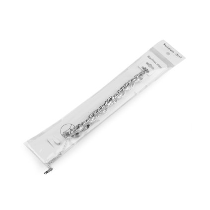 Náramek z nerezové oceli robustní řetízek (Varianta 2 zlatá, Balení 1 ks)