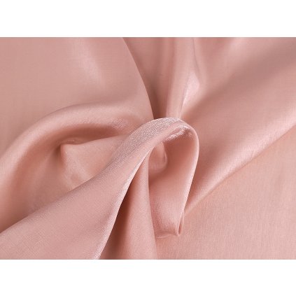 Šatovka se šanžánovým efektem BA + PES (Varianta 2 (4) pudrová, Balení 1 m)