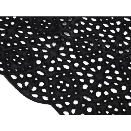 Madeira bavlněná vyšívaná s ozdobným okrajem (Varianta 1 (140 cm) bílá, Balení 1 m)