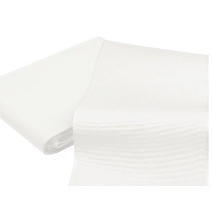Stuha taftová šíře 10,8 cm (Varianta 100 bílá, Balení 10 m)