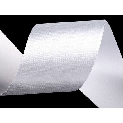 Atlasová stuha oboulící šíře 50 mm (Varianta 900 černá, Balení 20 m)