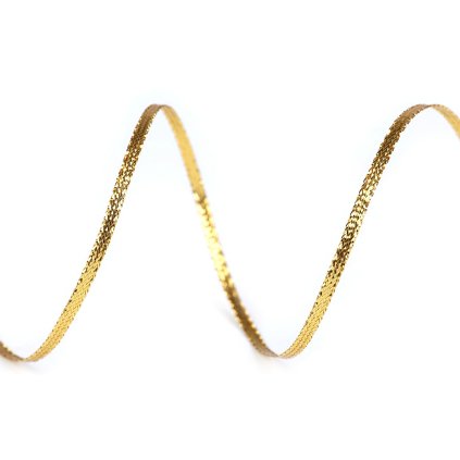Stuha s lurexem šíře 3 mm vánoční (Varianta 1 stříbrná, Balení 1 ks)