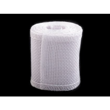 Stuha imitace juty šíře 50 mm (Varianta 4 (210) červená tmavá, Balení 1 ks)