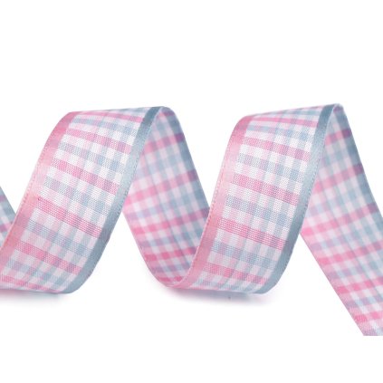 Károvaná stuha šíře 25 mm (Varianta 2 multikolor, Balení 3 m)