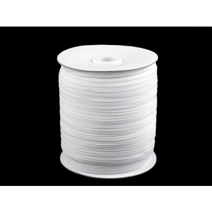 Plochá pruženka šíře 4 mm (Varianta 2 černá, Balení 5 m)