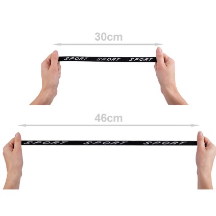 Pruženka měkká šíře 15 mm sport (Varianta 1 černá, Balení 20 m)