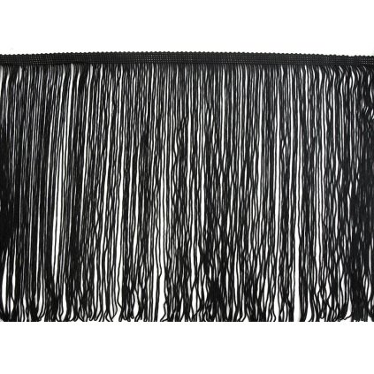 Třásně dvojité šíře 27-29 cm dlouhé (Varianta 3 (29 cm) černá, Balení 1 m)