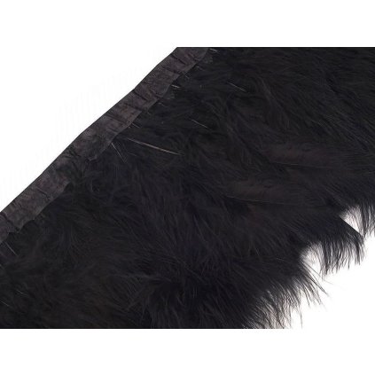 Prýmek - marabu peří 12-15 cm (Varianta 1 bílá, Balení 1 ks)