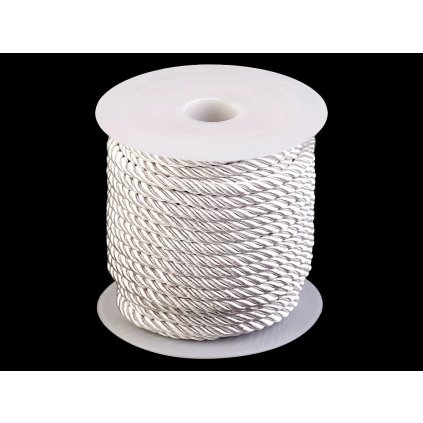 Šňůra kroucená Ø5 mm (Varianta 10 krémová nejsvět., Balení 20 m)