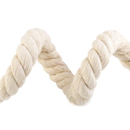 Bavlněná šňůra kroucená Ø20 mm macrame
