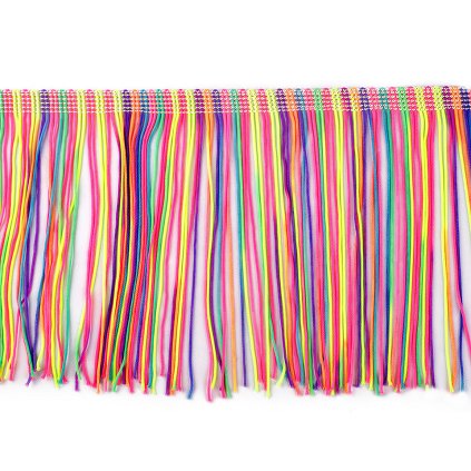 Třásně šíře 14 cm neon