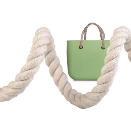 Bavlněná šňůra kroucená Ø14 mm tuhá, macrame