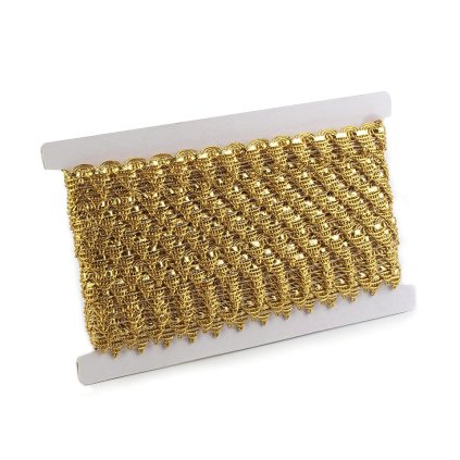 Leonský prýmek (Varianta 2 (20 mm) zlatá, Balení 13.5 m)