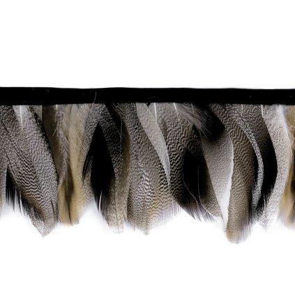 Prýmek - kachní peří 6-8 cm