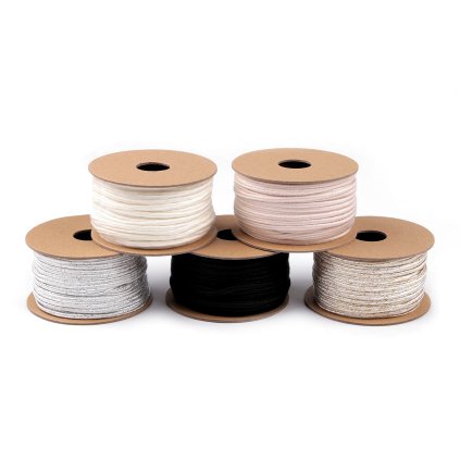 Sutaška šíře 3 mm (Varianta 3 zlatá sv. lurex, Balení 25 m)