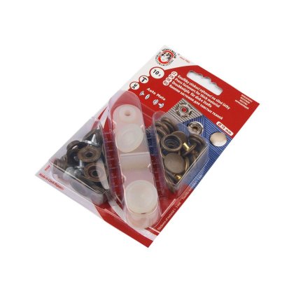 Kovové druky Ø15 mm na silné látky, staromosaz (Varianta 8 staromosaz hvězdy, Balení 1 karta)