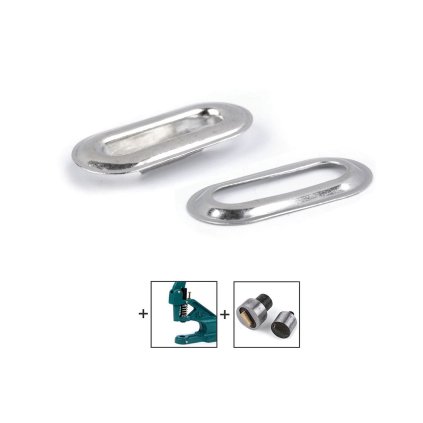 Průchodka s podložkou ovál 4x16 mm