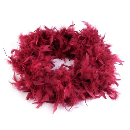 Bohaté boa - krůtí peří 60 g délka 1,8 m (Varianta 27 růžová pink, Balení 1 ks)