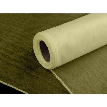 Organza šíře 21 cm (Varianta 1 bílá, Balení 9 m)