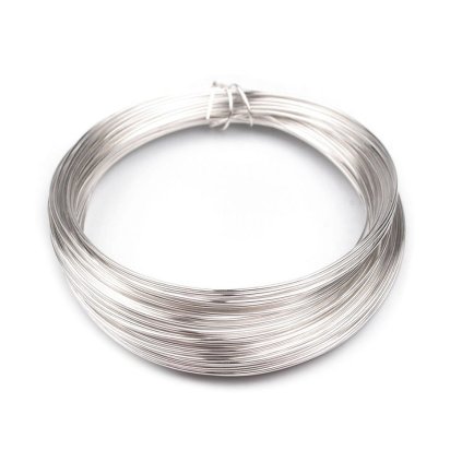 Drát měděný, lakovaný Ø0,5 mm (Varianta 1 stříbrná světlá, Balení 1 ks)
