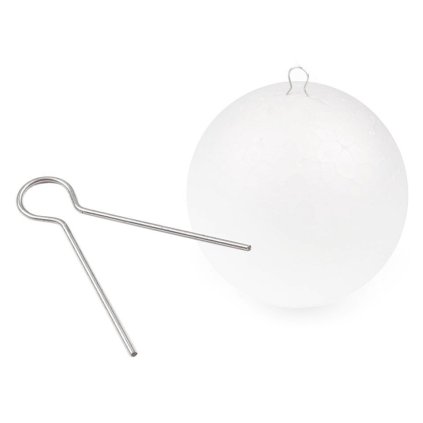 Očka na polystyrenové ozdoby / baňky (Varianta 2 zlatá, Balení 100 ks)