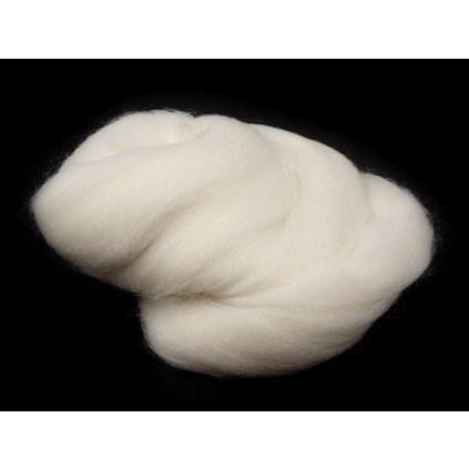 Ovčí rouno 20 g česané (Varianta 2 (36) černá, Balení 1 sáček)