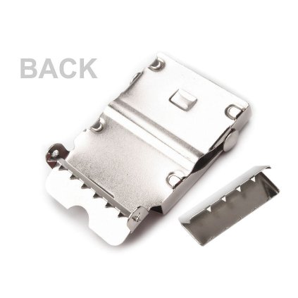 Kovová spona na opasek průvlek 30 mm s koncovkou