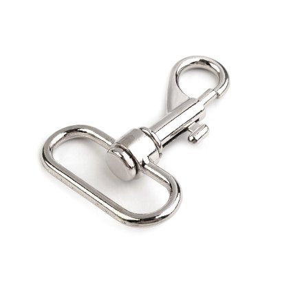 Kovová karabina otočná, průvlek 38 mm (Varianta 2 staromosaz, Balení 2 ks)