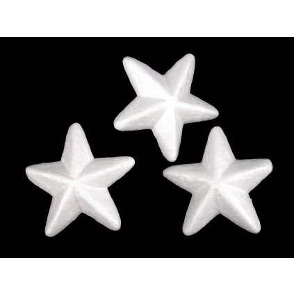 Hvězda 3D Ø8,5 cm polystyren