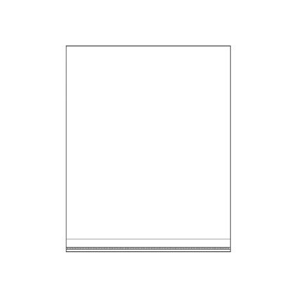 PP sáček s lepicí klopou 22x25 cm