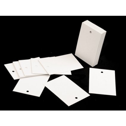 Papírová visačka / jmenovka 40x60 mm