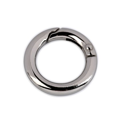 Karabina kulatá na kabelky / kroužek na klíče Ø18 mm (Varianta 5 staromosaz, Balení 1 ks)
