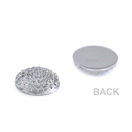 Broušené srdce k nalepení (Varianta 3 crystal, Balení 20 ks)