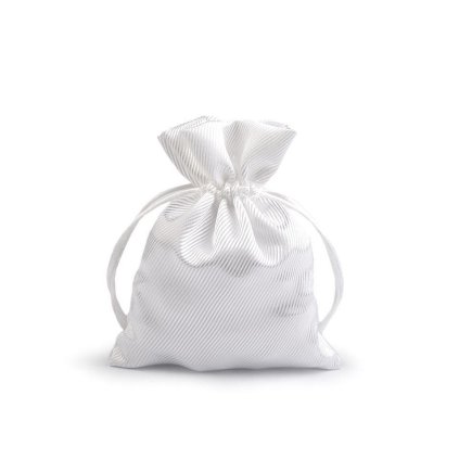 Dárkový pytlík 9,5x13 cm saténový (Varianta 1 Off White, Balení 1 ks)
