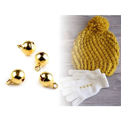 Rolničky oděvní, vhodné na praní Ø6 mm (Varianta 1 stříbrná, Balení 20 ks)