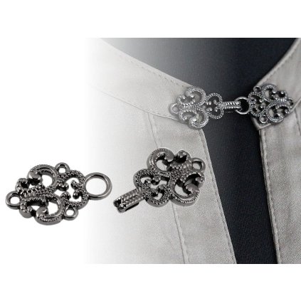 Ozdobné filigránové zapínání / cincher knoflík
