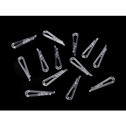 Plastová spona / svorka na košile, kalhoty 10x45 mm