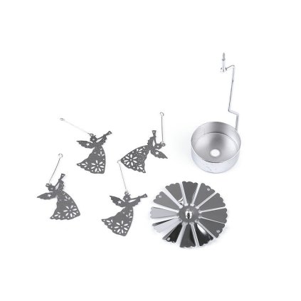 Otočný vánoční svícen / kolotoč (Varianta 5 zlatá vločka, Balení 1 ks)