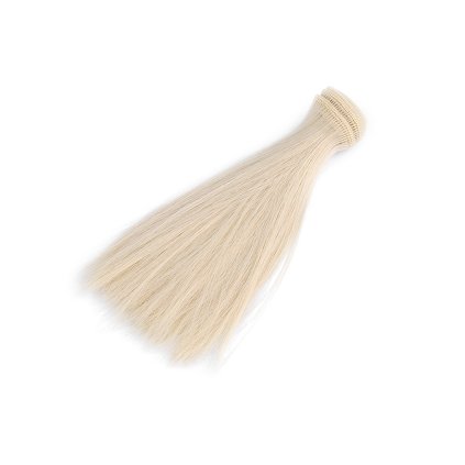 Paruka / vlasy pro panenky 15 cm (Varianta 1 blond, Balení 1 ks)