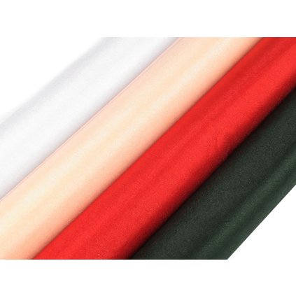 Organza šíře 72 cm (Varianta 1 bílá, Balení 9 m)