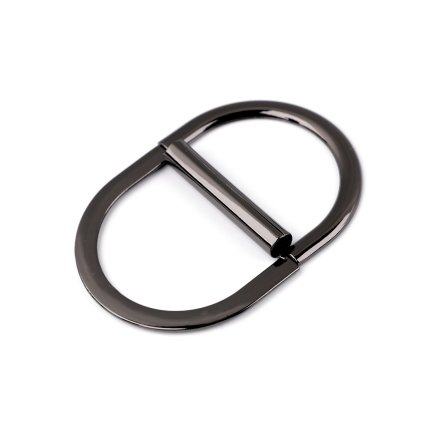 Kovová spona dvojitá, průvlek 35 mm (Varianta 4 černý lak, Balení 1 ks)