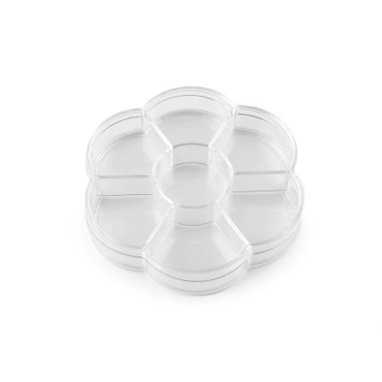 Plastový box / zásobník květ Ø10 cm