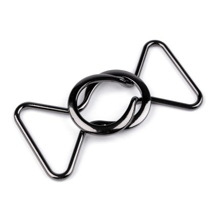 Kovové zapínání, průvlek 35 mm (Varianta růžové zlato, Balení 1 pár)