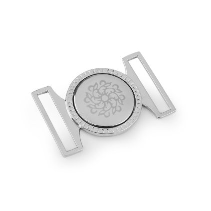 Kovové zapínání / spona, průvlek 30 mm (Varianta nikl, Balení 1 pár)