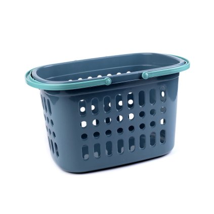 Plastový košík 27x38 cm (Varianta 2 tyrkys, Balení 1 ks)
