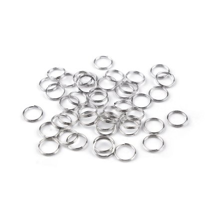 Spojovací kroužek dvojitý Ø10 mm (Varianta 2 nikl černý, Balení 20 g)